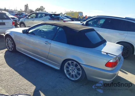 2004 BMW 330Ci из США, поврежденный, VIN WBABW53444PL48154